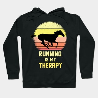 Running Is My Therapy Hoodie